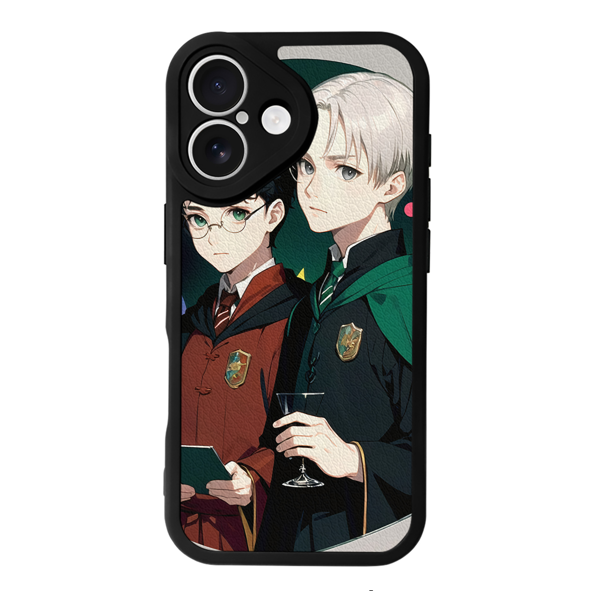 （画像用） Harry Potter ハリー・ポッターシリーズ 【iPhone 16シリーズ対応】シリコンスマホケース（レザー調） 材質：シリコン
